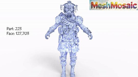 MeshMosaic: Scaling Artist Mesh Generation via Local-to-Global Assembly